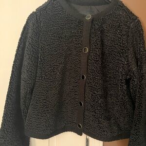 Sanctuary Black Teddy Jacket M